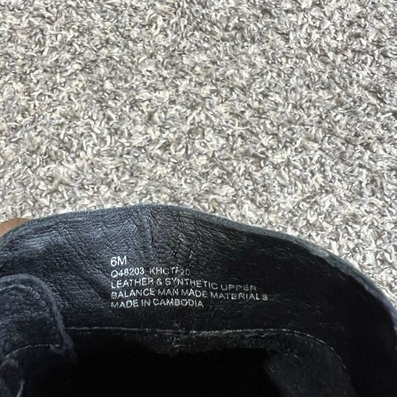 Korks By Kork-Ease Belaya Black Leather Lace Up Ankle Boots Size 6 Block Heel - Picture 9 of 9